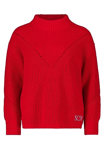 Betty Barclay Damen Strickpullover mit Strickdetails Rot,38 von Betty Barclay