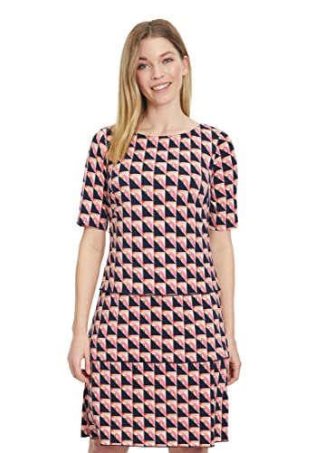 Betty Barclay Damen Elena Kleid, Pink/Dark Blue, 40 von Betty Barclay