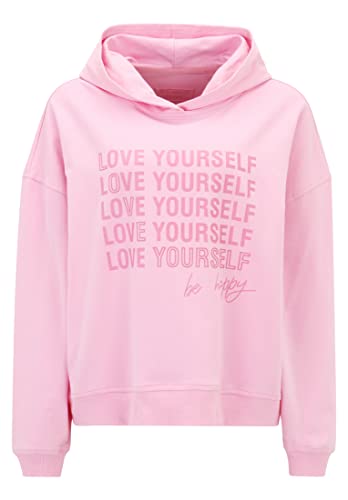 Betty Barclay Damen Sweatpullover mit Kapuze Pink/Pink,L von Betty Barclay