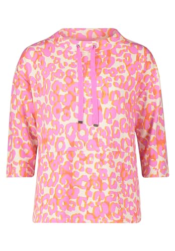 Betty Barclay Damen Sweatshirt mit Kragen Pink/Orange,36 von Betty Barclay