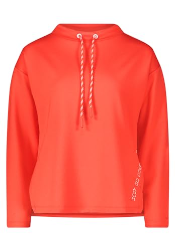 Betty Barclay Damen Sweatshirt mit hohem Kragen Poppy Red,38 von Betty Barclay