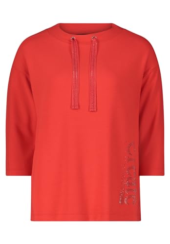 Betty Barclay Damen Sweatshirt mit hohem Kragen Poppy Red,40 von Betty Barclay