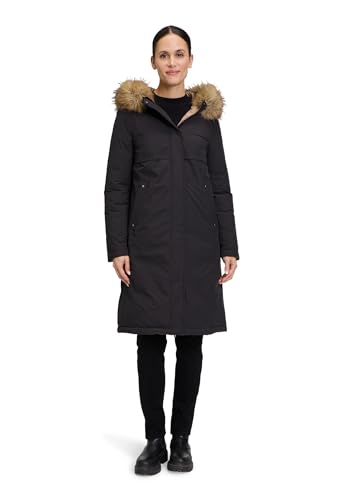 Betty Barclay Damen Wendejacke mit Kapuze Schwarz,38 von Betty Barclay
