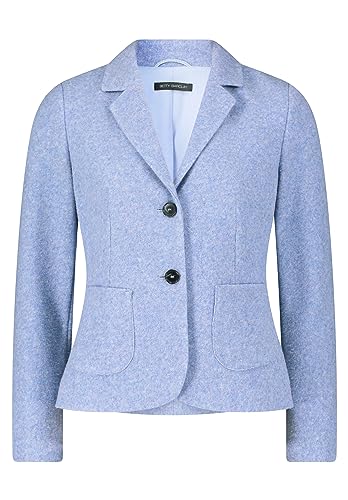 Betty Barclay Damen Wollblazer mit aufgesetzten Taschen hellblau,36 von Betty Barclay