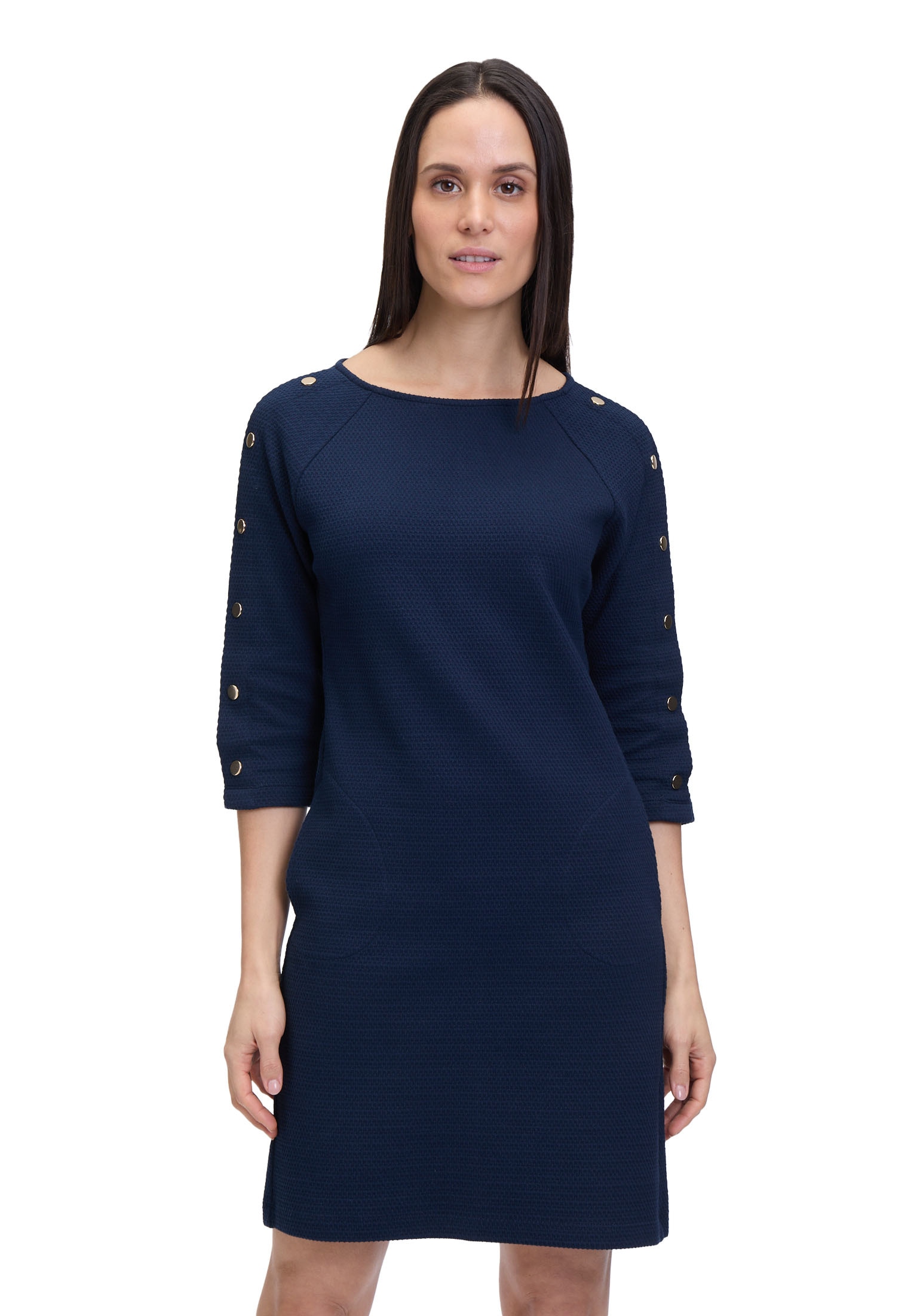 Betty Barclay Druckkleid "Betty Barclay Damen Casual-Kleid mit Knöpfen", Knöpfe von Betty Barclay