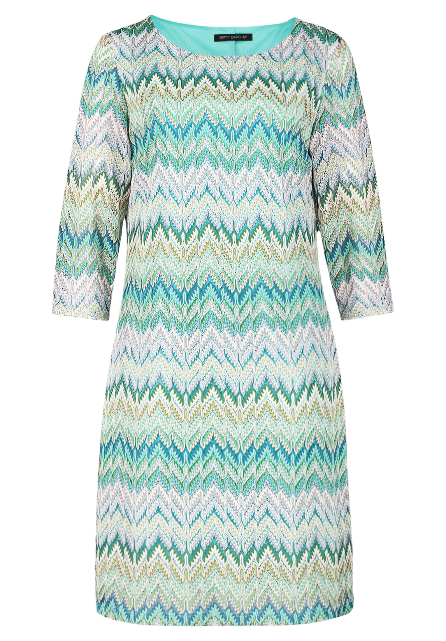 Betty Barclay - Etuikleid khaki/blau - Gr. - 42 von Betty Barclay