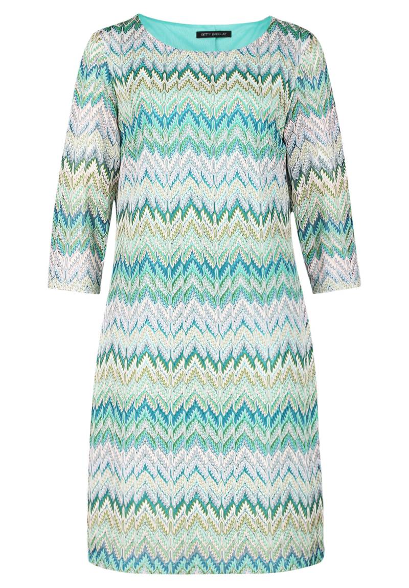 Betty Barclay - Etuikleid khaki/blau - Gr. - 48 von Betty Barclay