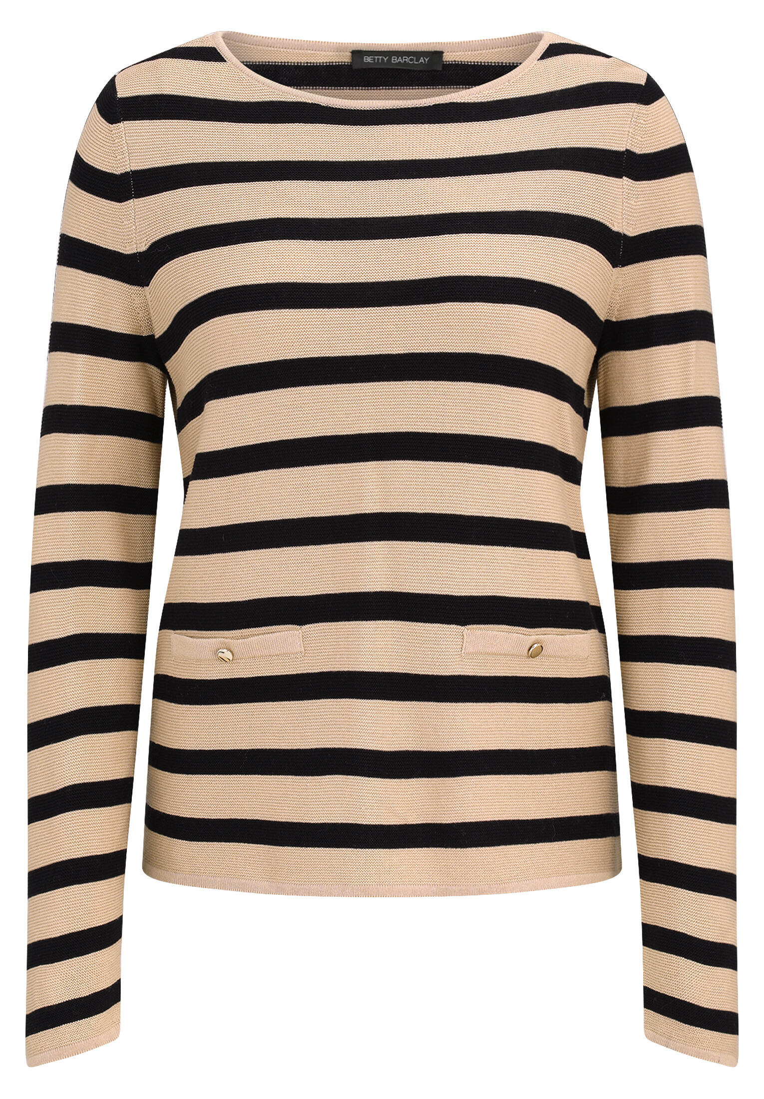 Betty Barclay - Feinstrickpullover patch beige/black - Gr. - 40 von Betty Barclay