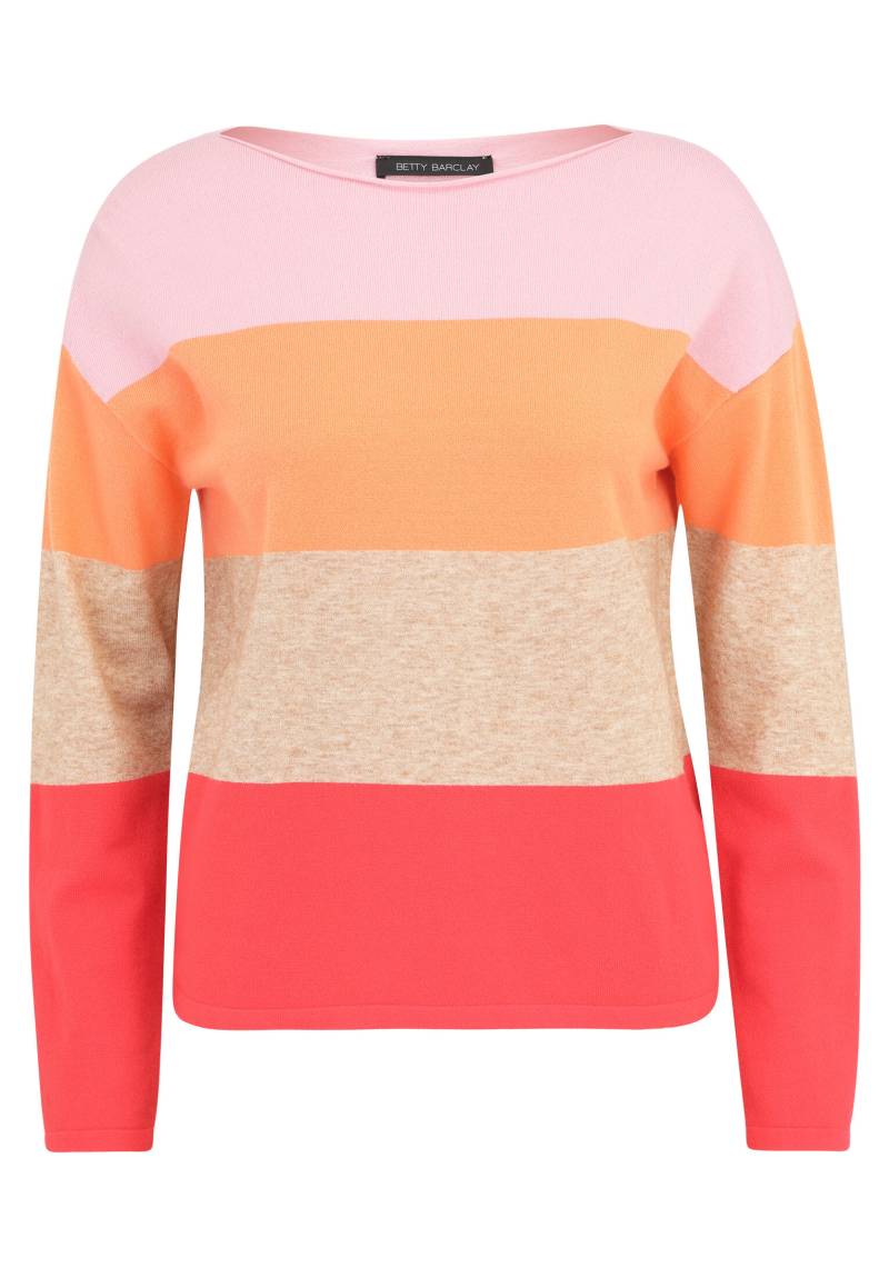 Betty Barclay - Feinstrickpullover patch orange/red - Gr. - 44 von Betty Barclay