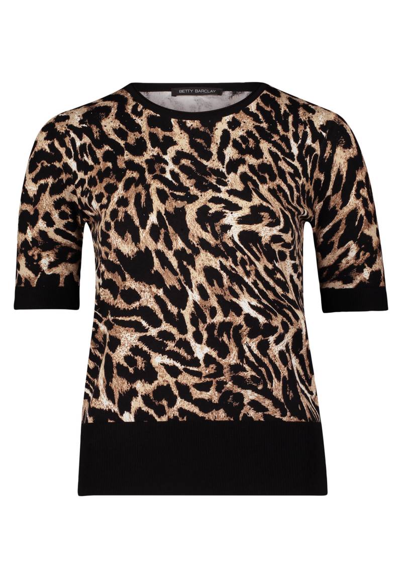 Betty Barclay - Feinstrickpullover schwarz/beige - Gr. - 44 von Betty Barclay