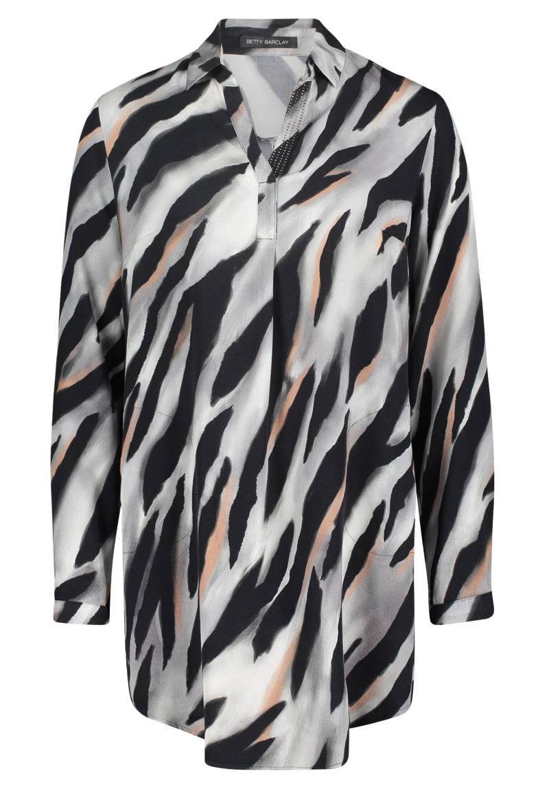 Betty Barclay - Hemdbluse schwarz/grau - Gr. - 40 von Betty Barclay