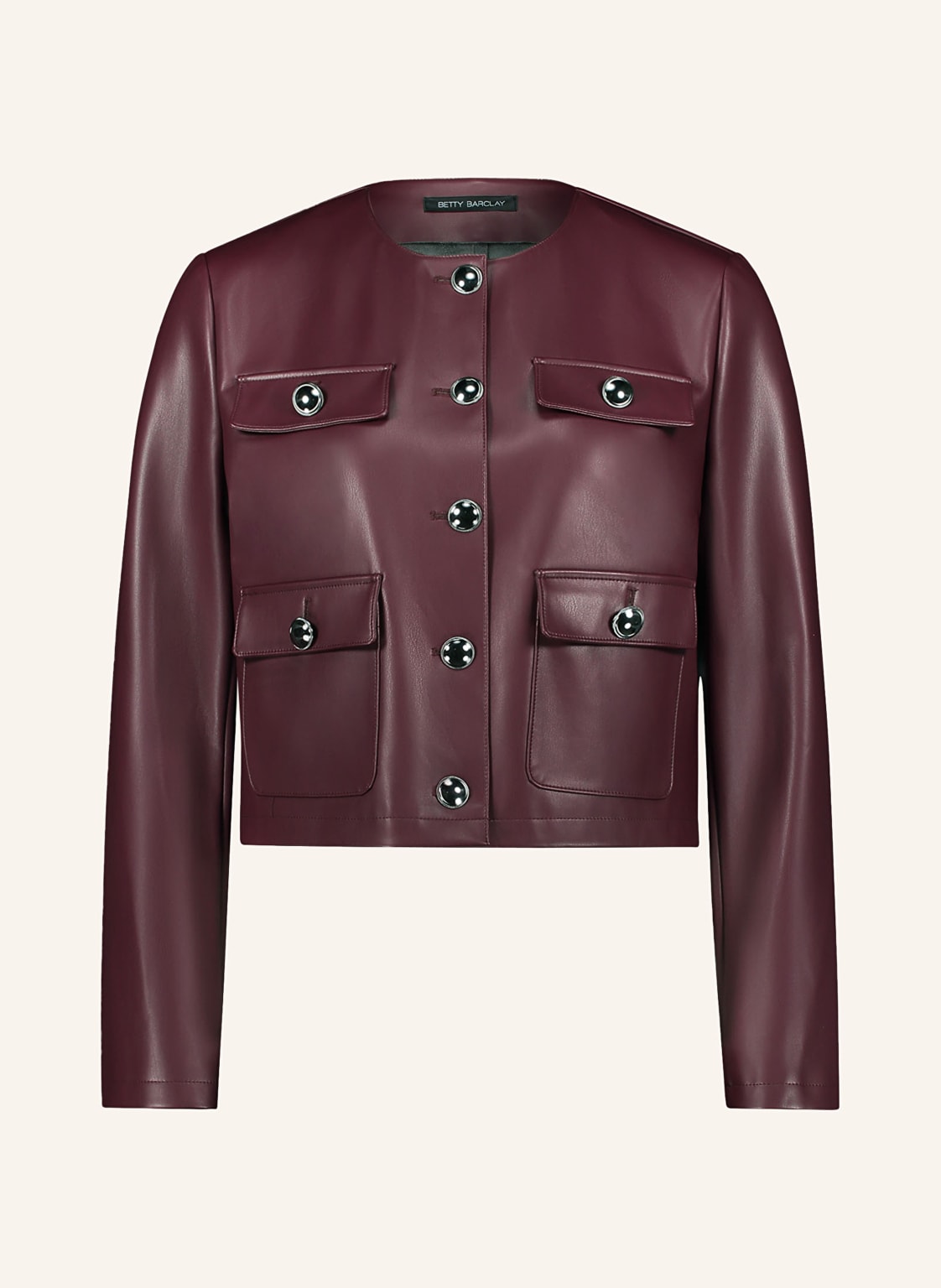 Betty Barclay Jacke In Lederoptik rot von Betty Barclay