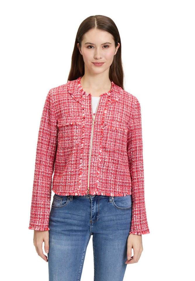 Betty Barclay Jackenblazer Damen Blazer-Jacke mit Fransen Material von Betty Barclay