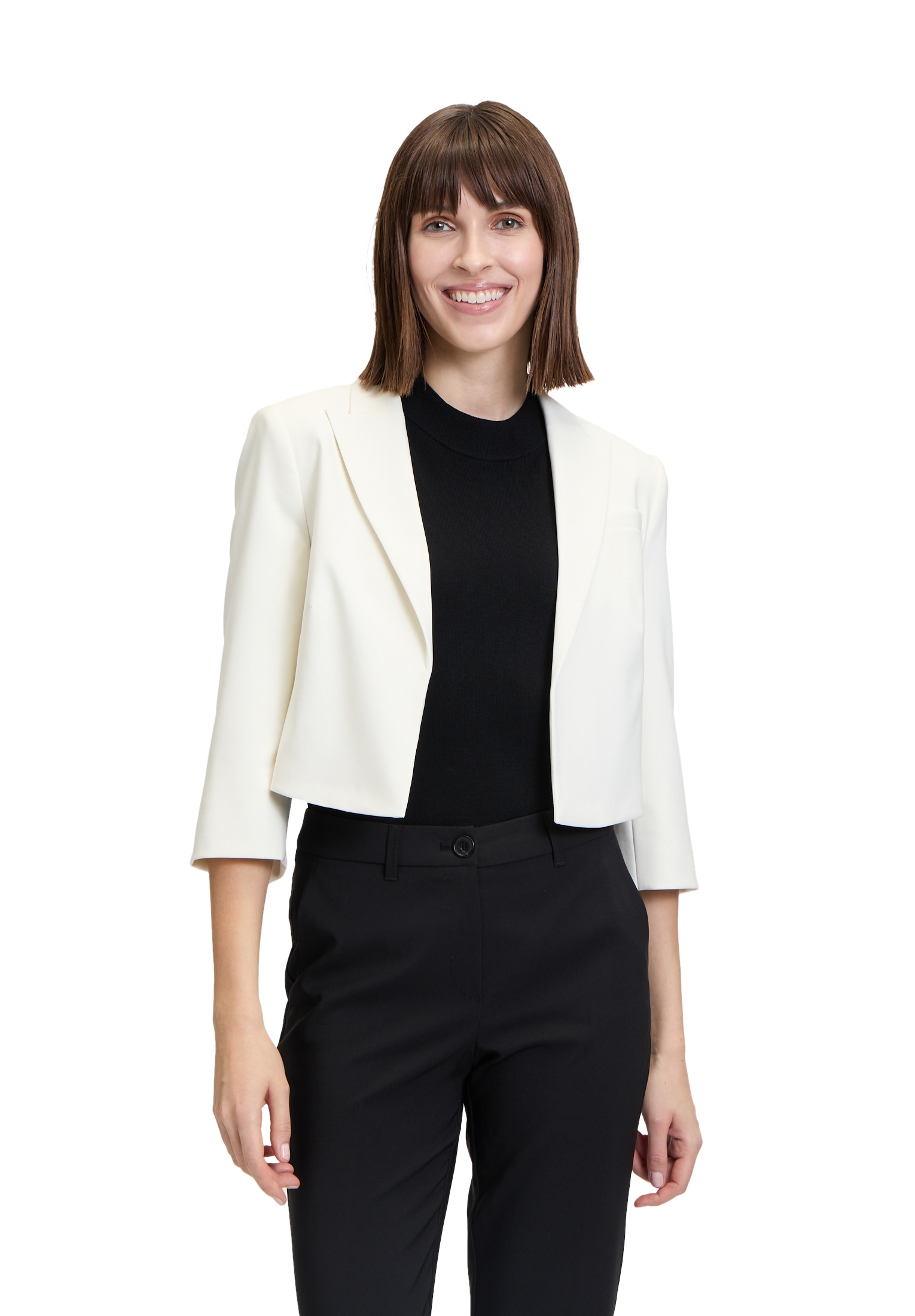 Betty Barclay Jackenblazer "Betty Barclay Damen Kurzblazer mit 3/4 Arm", Material von Betty Barclay
