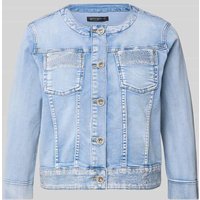 Betty Barclay Jeansjacke mit Strasssteinbesatz in Jeansblau, Größe 48 von Betty Barclay