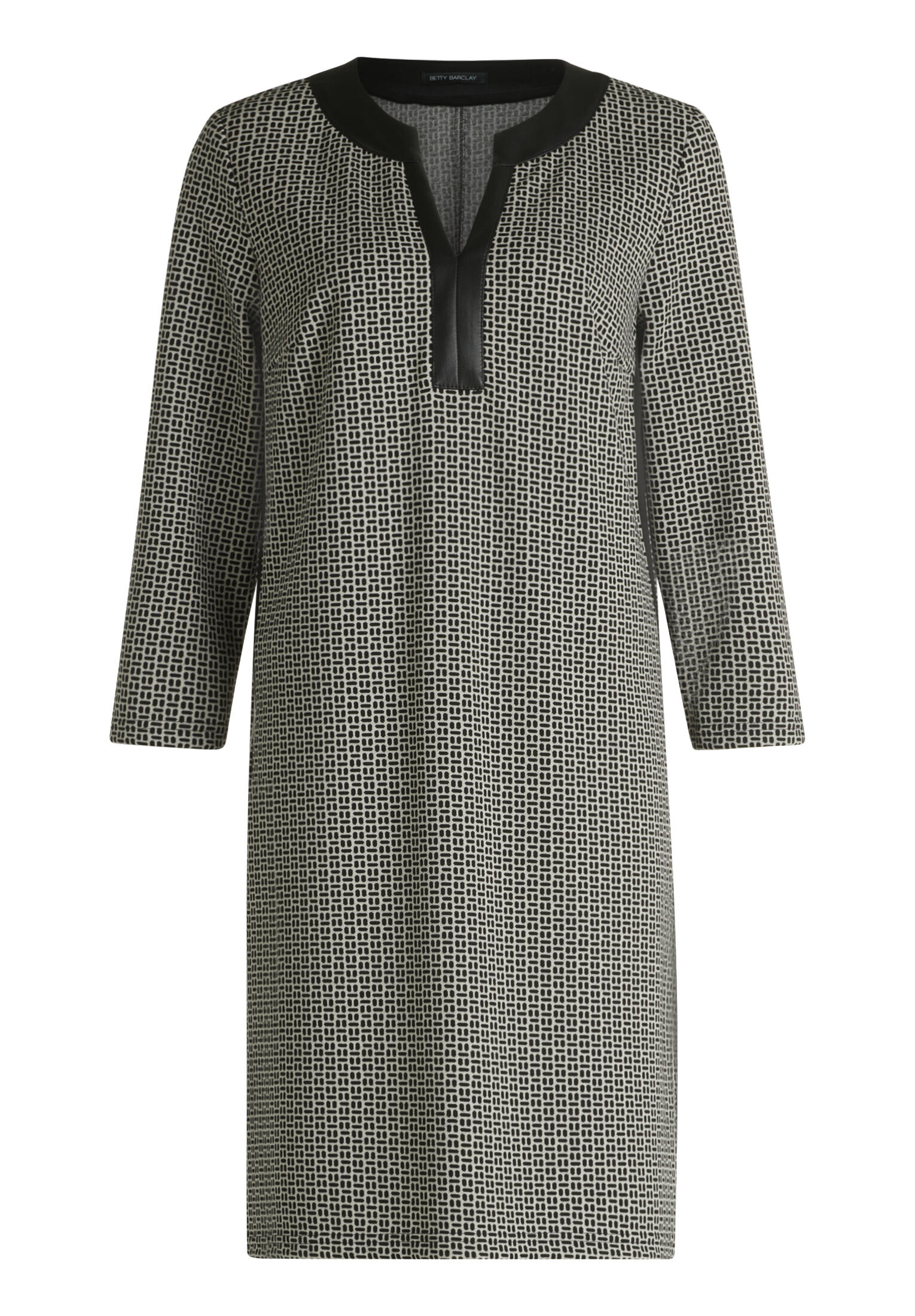 Betty Barclay - Jerseykleid weiß/schwarz - Gr. - 48 von Betty Barclay