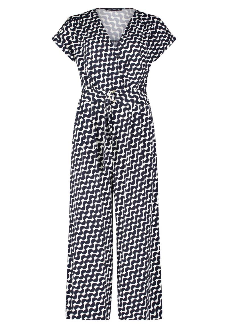 Betty Barclay - Jumpsuit dunkelblau/weiß - Gr. - 44 von Betty Barclay