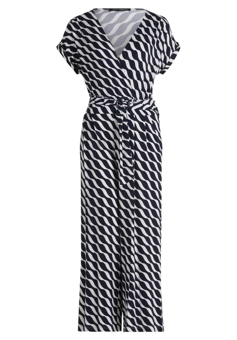 Betty Barclay - Jumpsuit dunkelblau/weiß - Gr. - 46 von Betty Barclay