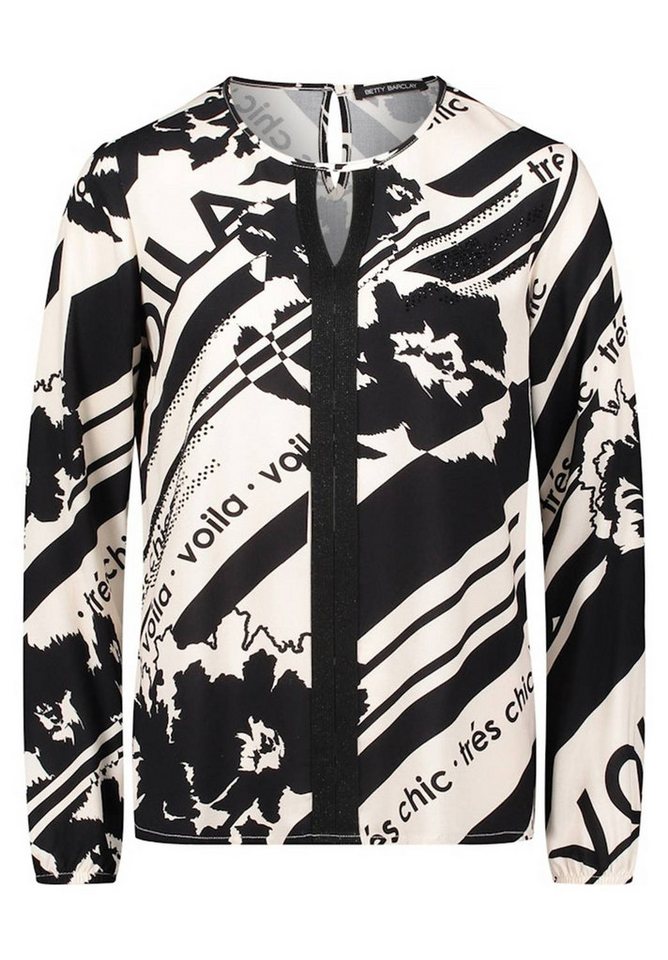 Betty Barclay Klassische Bluse 261-80121738 Grafisches Design mit feiner Rückenschließe von Betty Barclay