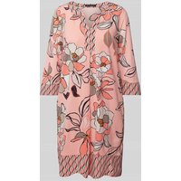 Betty Barclay Knielanges Kleid mit Tunikakragen in Pink, Größe 38 von Betty Barclay