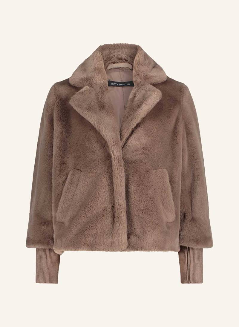 Betty Barclay Kunstfell-Jacke braun von Betty Barclay