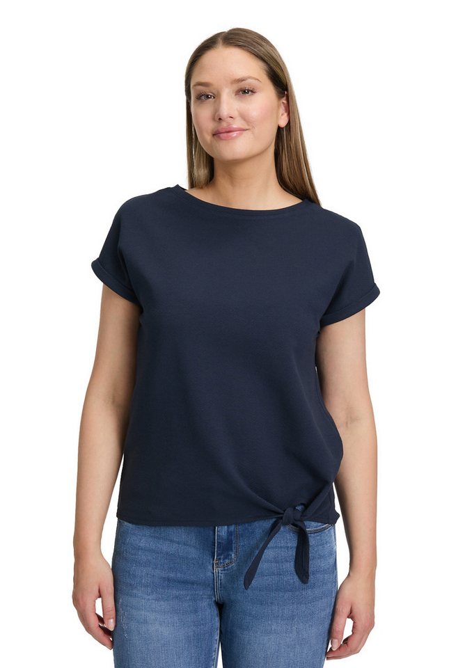 Betty Barclay Kurzarmshirt Betty Barclay Halbarm-Shirt mit Schleifenknoten (1-tlg) von Betty Barclay