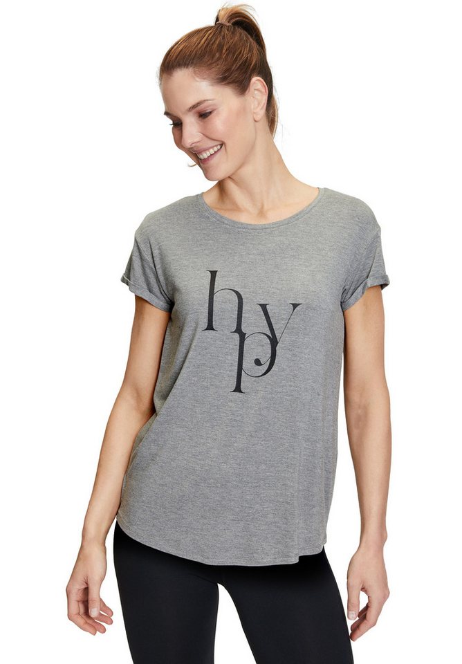 Betty Barclay Kurzarmshirt Betty Barclay Damen Rundhals-Shirt mit Raffung (1-tlg) Druck von Betty Barclay