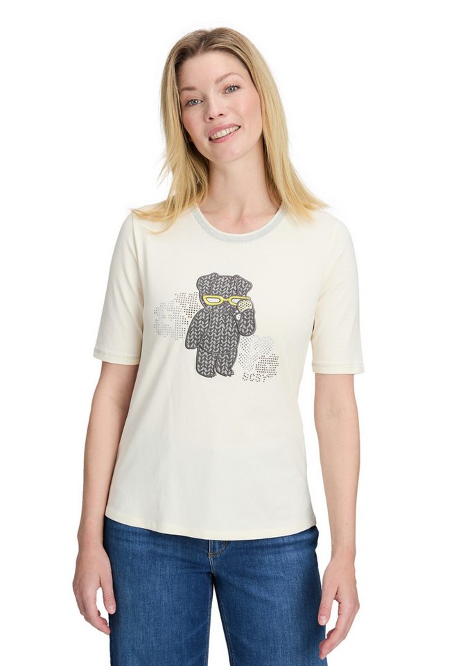Betty Barclay Kurzarmshirt Damen Basic Shirt mit Applikation (1-tlg) von Betty Barclay