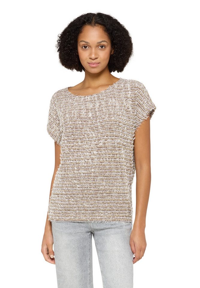 Betty Barclay Kurzarmshirt Damen Feinstrickpullover mit Lurexfaden (1-tlg) von Betty Barclay