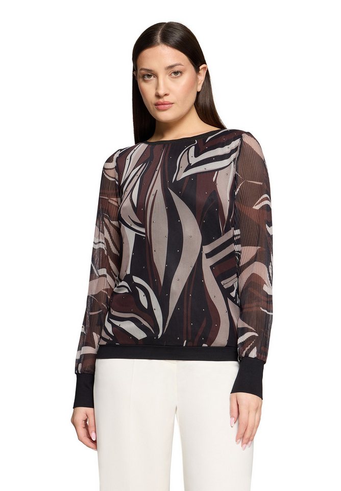 Betty Barclay Kurzarmshirt Damen mit Plissee (1-tlg) von Betty Barclay