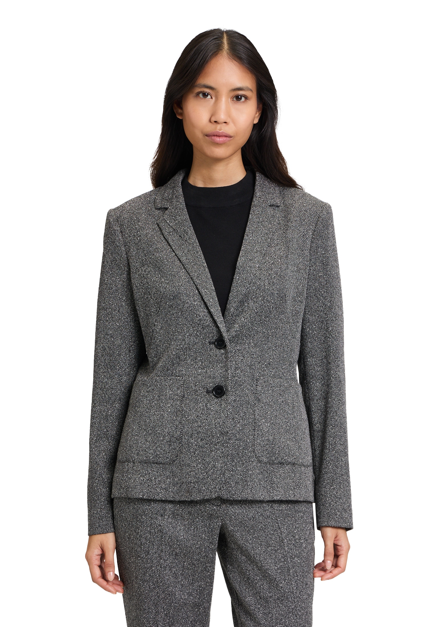 Betty Barclay Kurzblazer "Betty Barclay Damen Blazer-Jacke langarm", Material von Betty Barclay