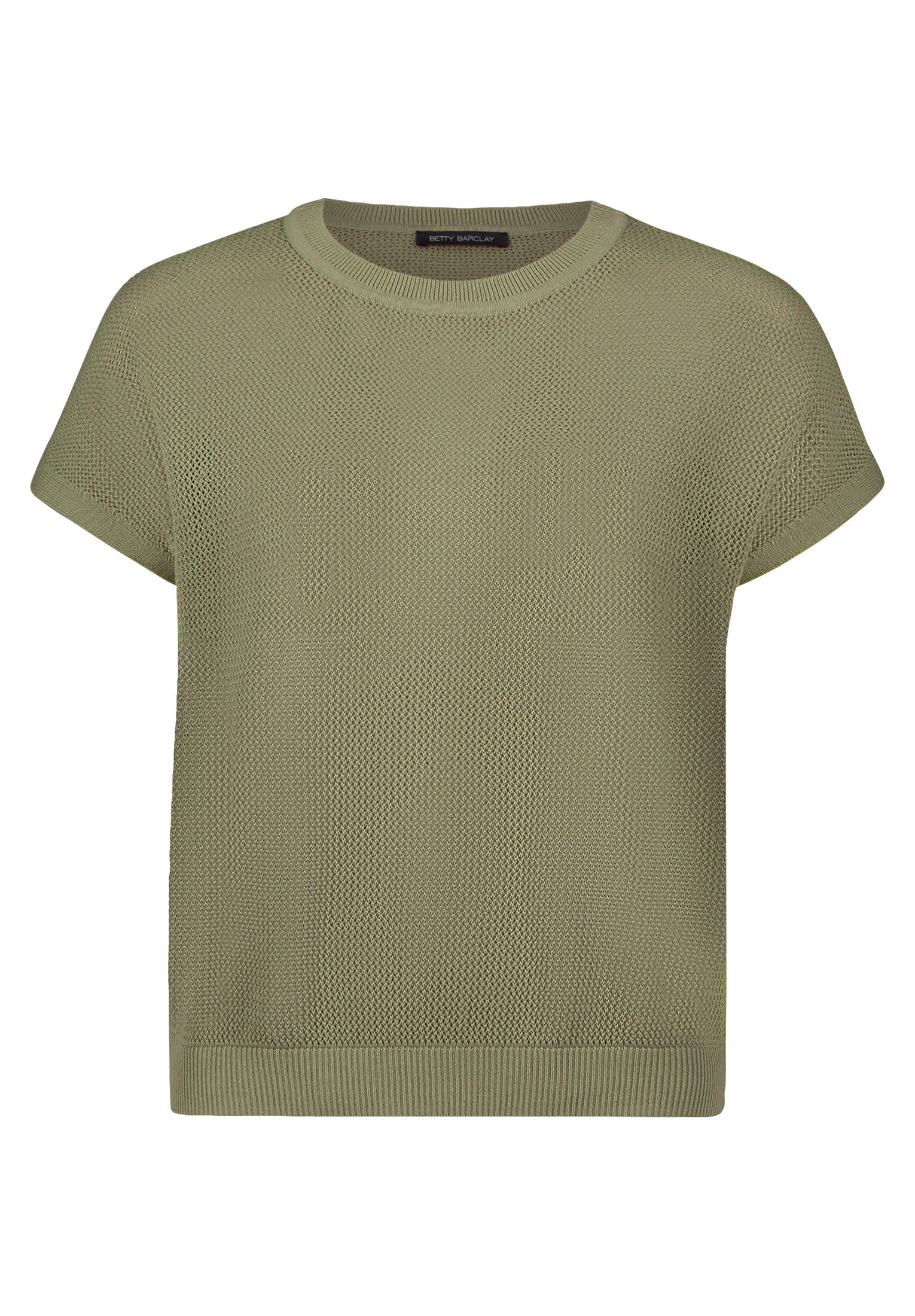 Betty Barclay - Lochstrick-Pullover oil green - Gr. - 48 von Betty Barclay