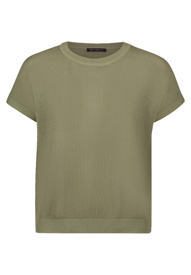 Betty Barclay - Lochstrick-Pullover oil green - Gr. - 48 von Betty Barclay