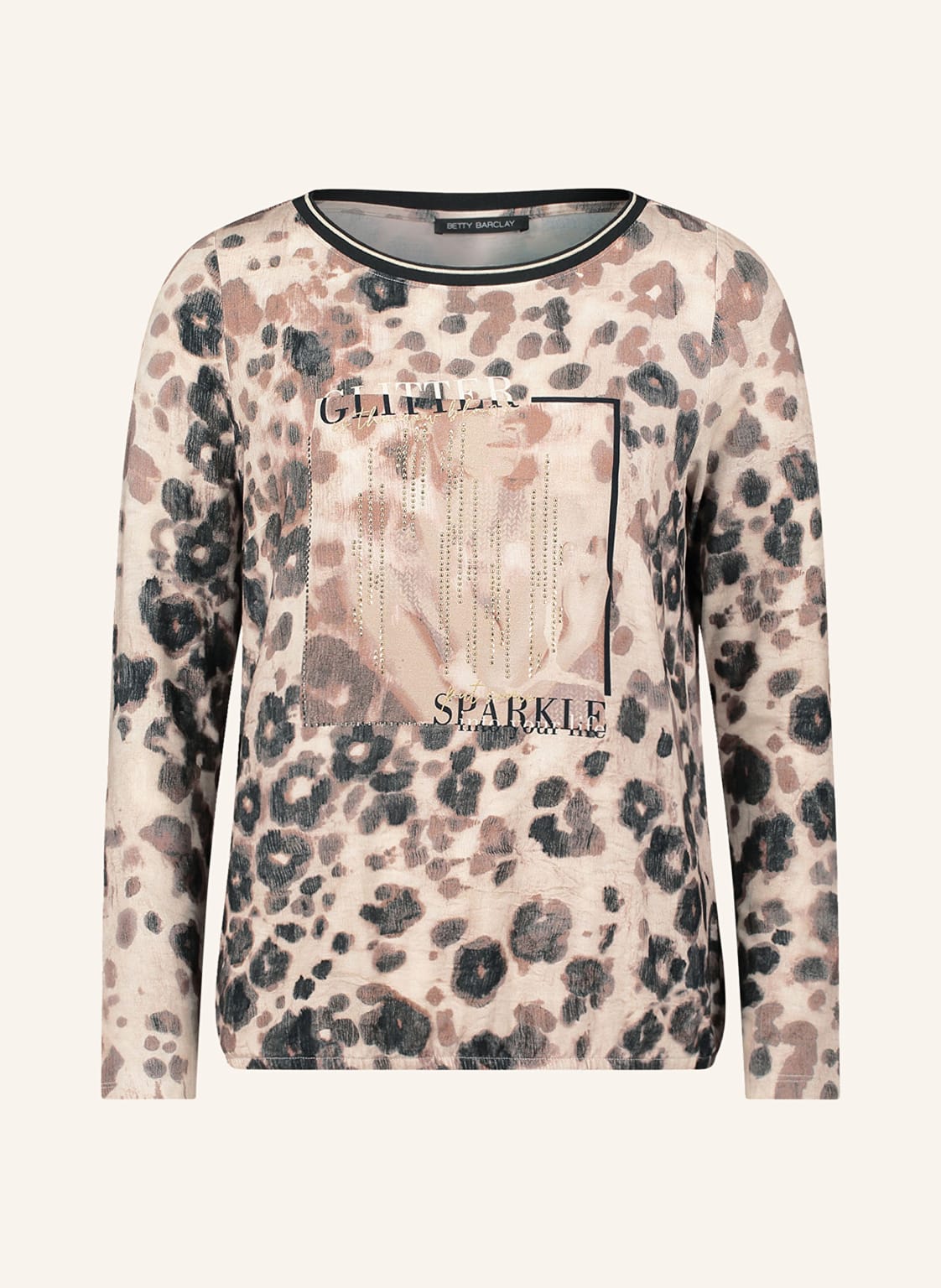 Betty Barclay Longsleeve Mit Schmucksteinen beige von Betty Barclay