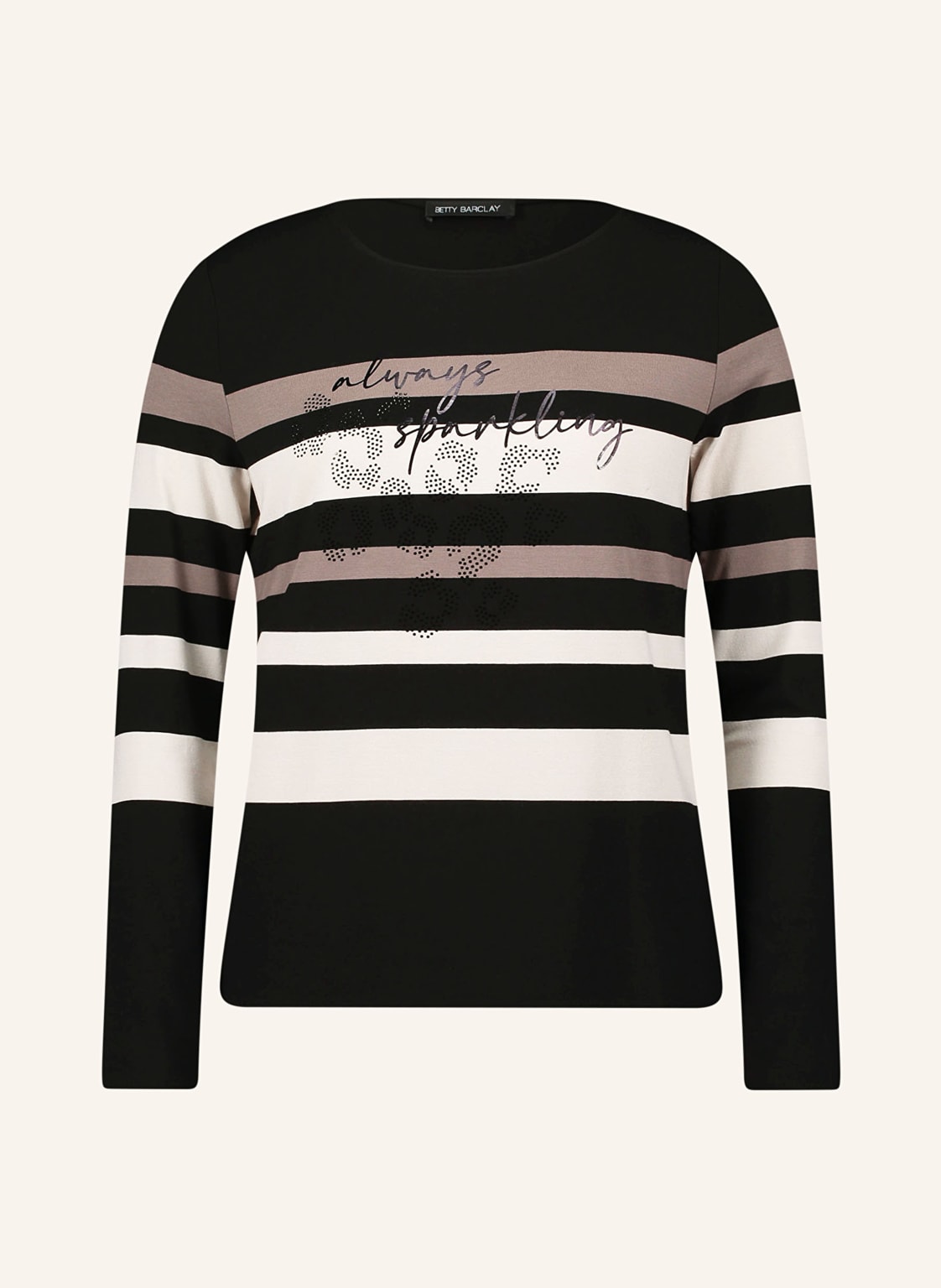 Betty Barclay Longsleeve Mit Schmucksteinen schwarz von Betty Barclay