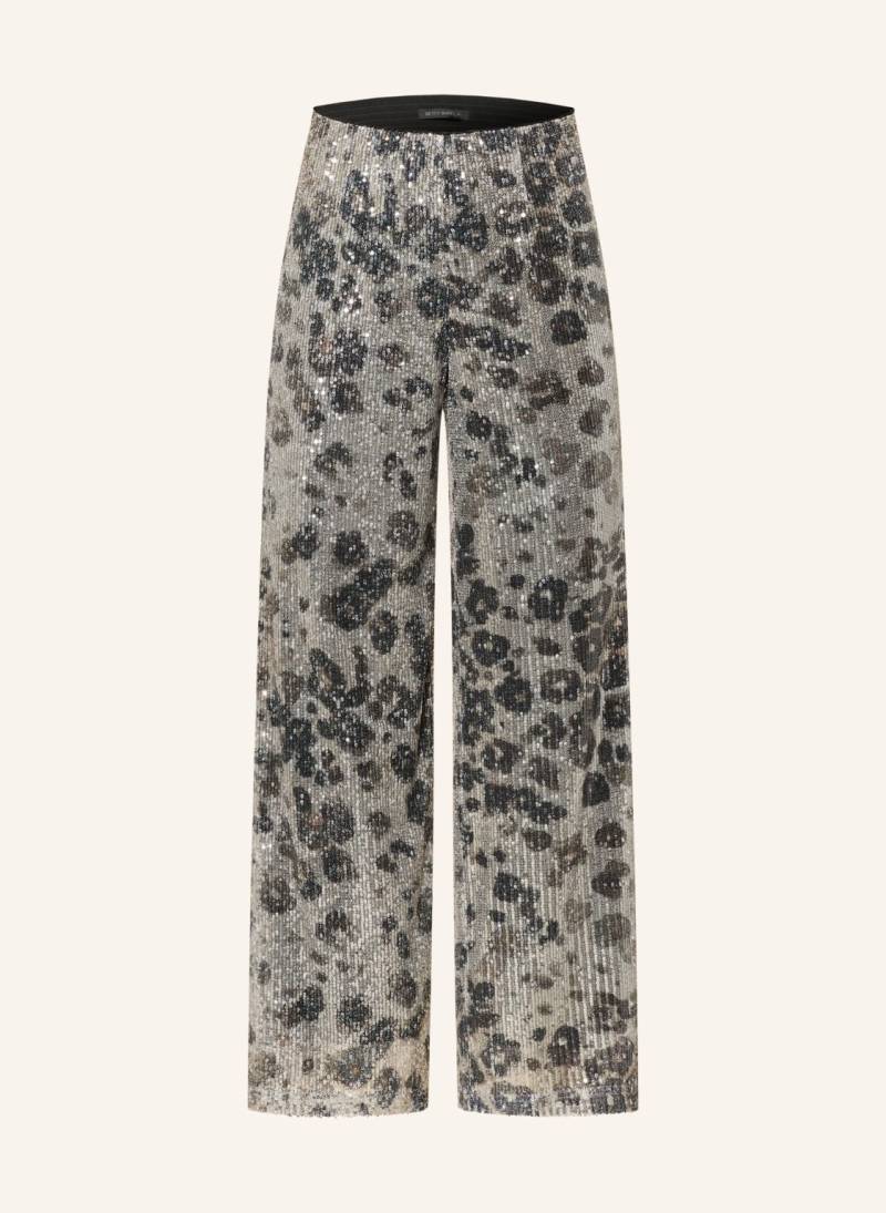 Betty Barclay Marlenehose Mit Pailletten grau von Betty Barclay