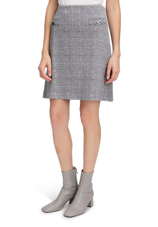 Betty Barclay Minirock Damen Karo-Rock mit Reißverschluss von Betty Barclay