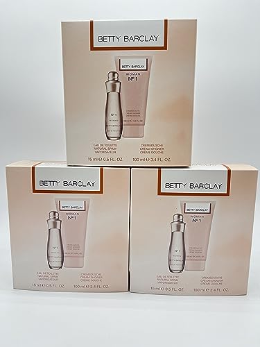 Betty Barclay N° 1 Nr.1 3 x 15 ml Eau de Toilette + 3 x 100 ml Cremedusche von Betty Barclay