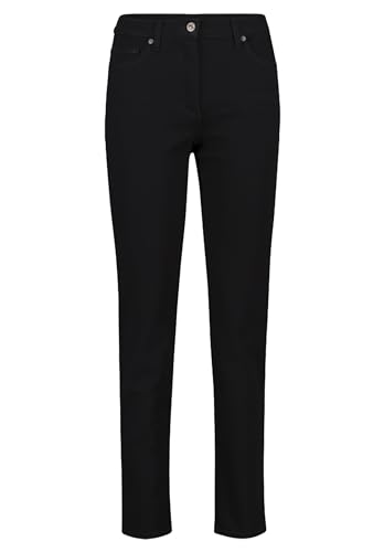 Betty Barclay Damen Perfect Body-Jeans mit Steppungen Schwarz/Schwarz,44 von Betty Barclay