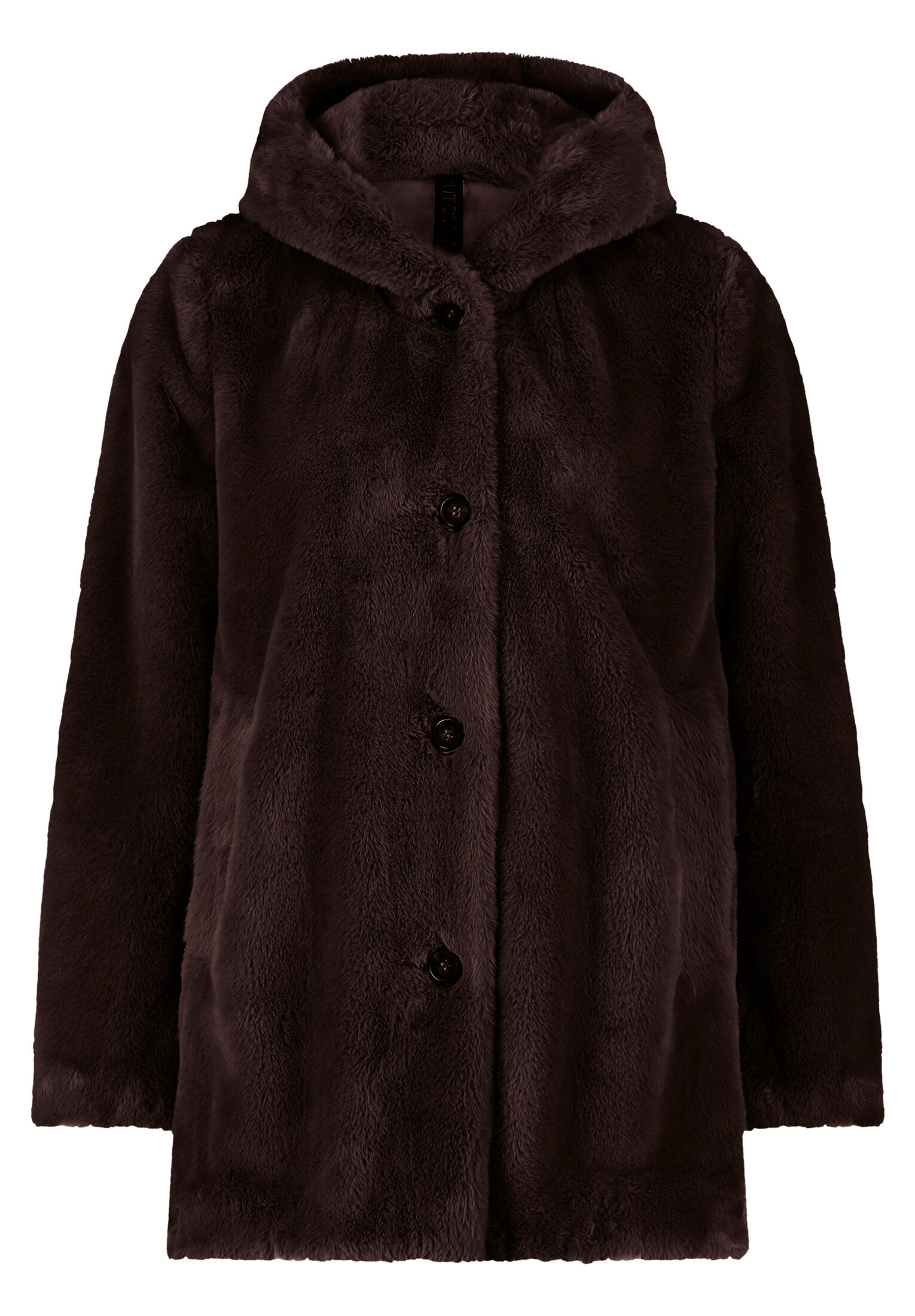 Betty Barclay - Plüschjacke dunkelbraun - Gr. - 46 von Betty Barclay