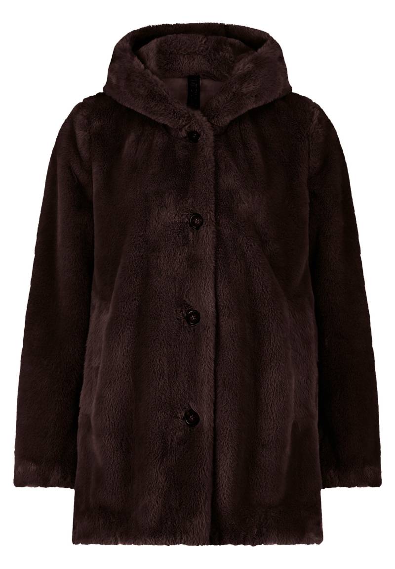 Betty Barclay - Plüschjacke dunkelbraun - Gr. - 46 von Betty Barclay