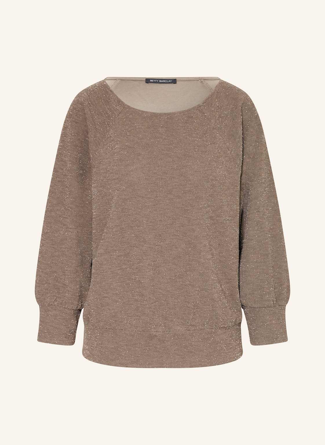 Betty Barclay Pullover Mit 3/4-Arm Und Glitzergarn braun von Betty Barclay