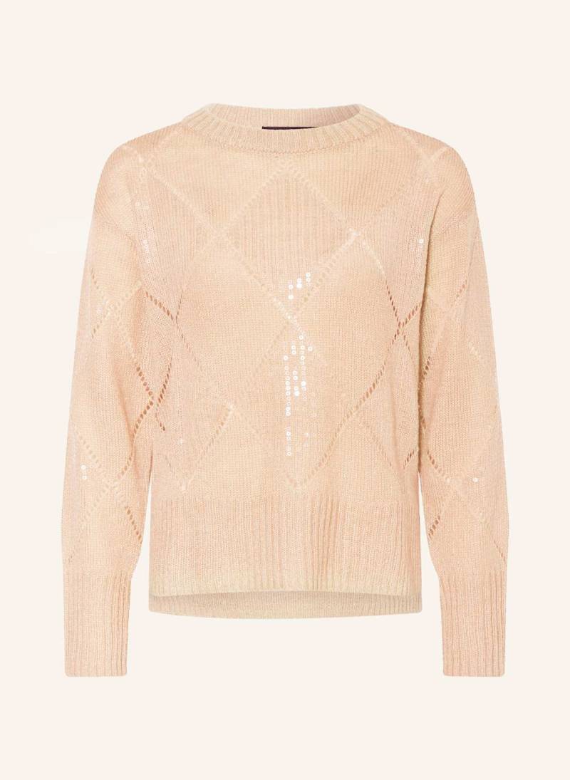 Betty Barclay Pullover Mit Pailletten beige von Betty Barclay