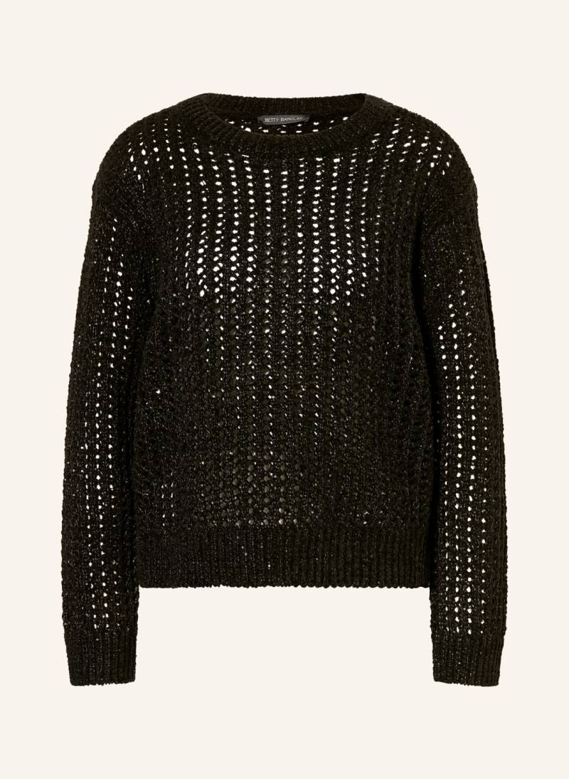 Betty Barclay Pullover Mit Pailletten schwarz von Betty Barclay