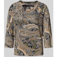 Betty Barclay Regular Fit Bluse aus Viskose-Mix Modell 'September' in Hellgrau, Größe 42 von Betty Barclay