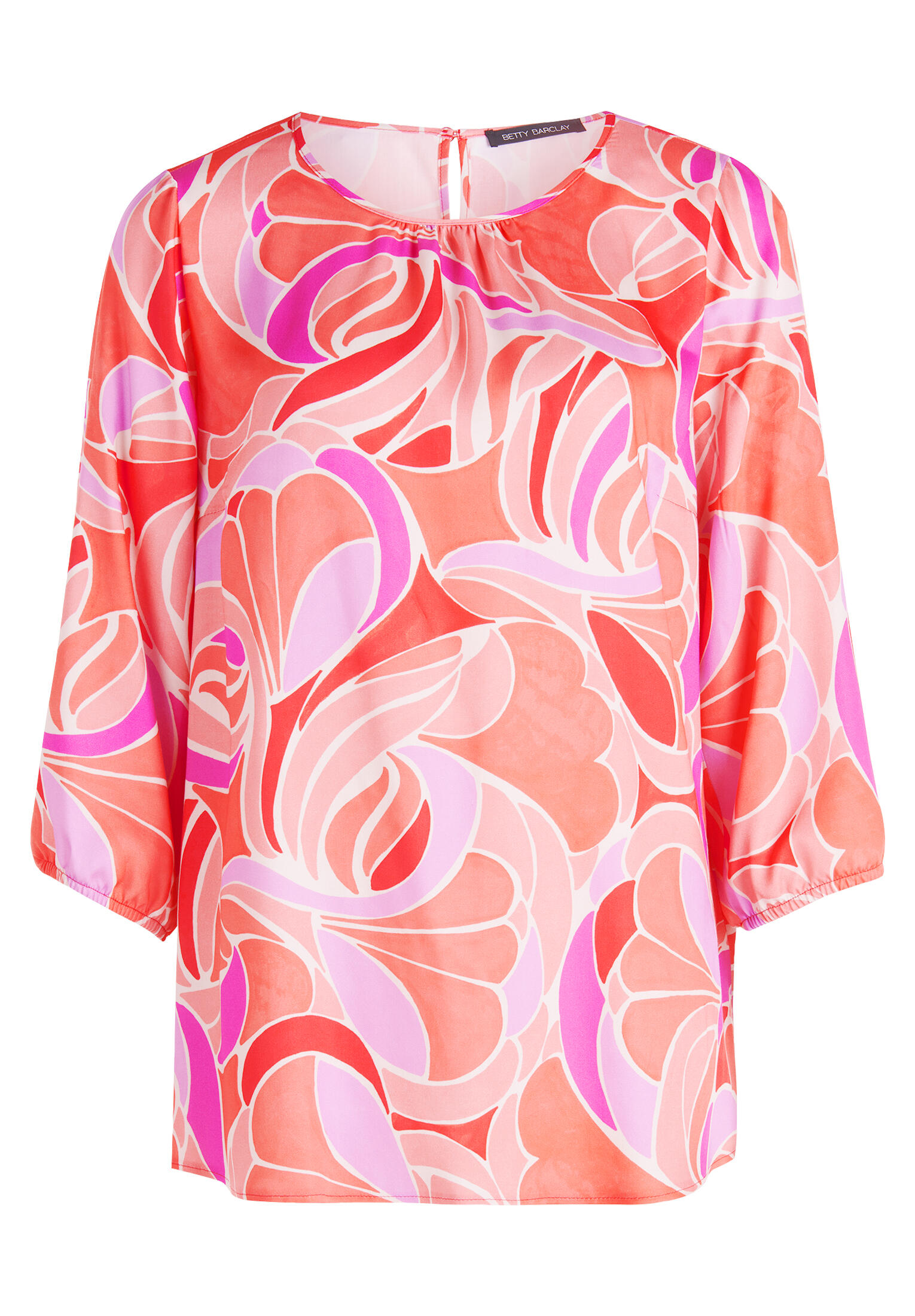 Betty Barclay - Satin-Bluse red/rosè - Gr. - 42 von Betty Barclay