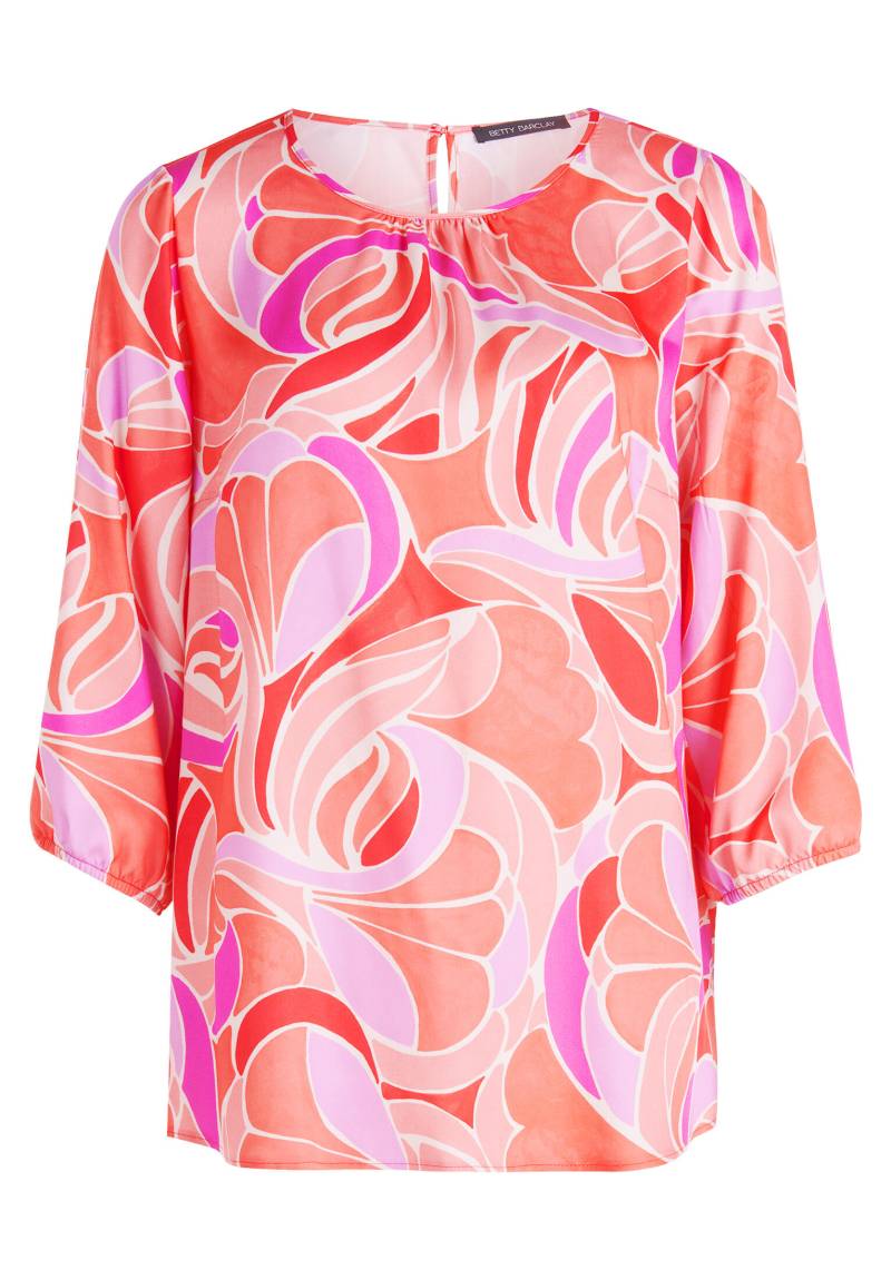 Betty Barclay - Satin-Bluse red/rosè - Gr. - 44 von Betty Barclay
