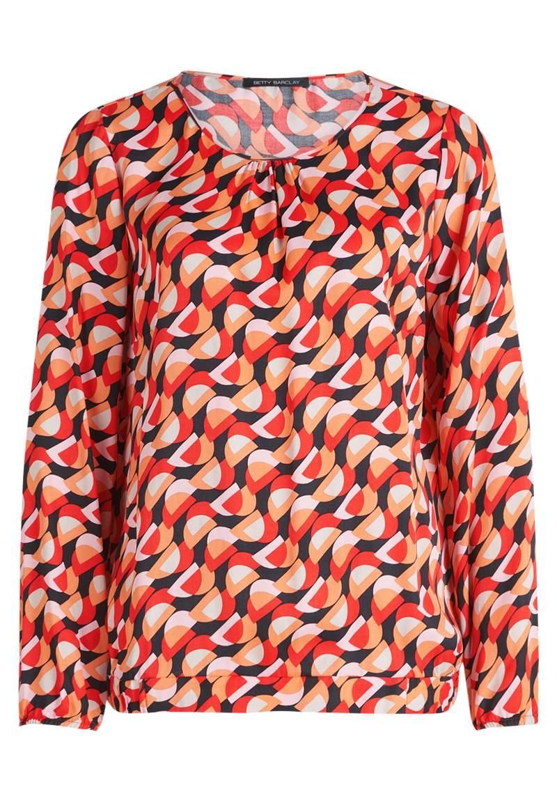 Betty Barclay - Schlupfbluse rot/schwarz - Gr. - 38 von Betty Barclay
