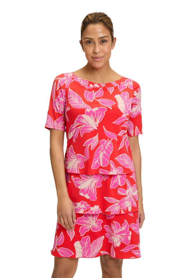 Betty Barclay Sommerkleid Damen Stufenkleid kurzarm Druck von Betty Barclay