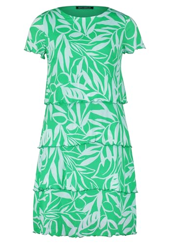 Betty Barclay Damen Stufenkleid mit U-Boot-Ausschnitt 40, Green/Cream Betty Barclay Damen Stufenkleid mit U-Boot-Ausschnitt 40, Green/Cream von Betty Barclay